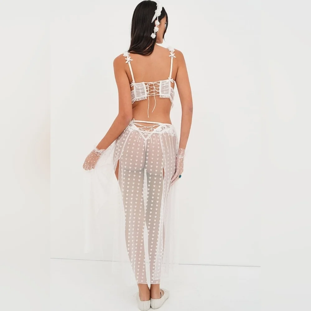 For Love And Lemons Amore Maxi Slip Dress - Picture 2 of 8